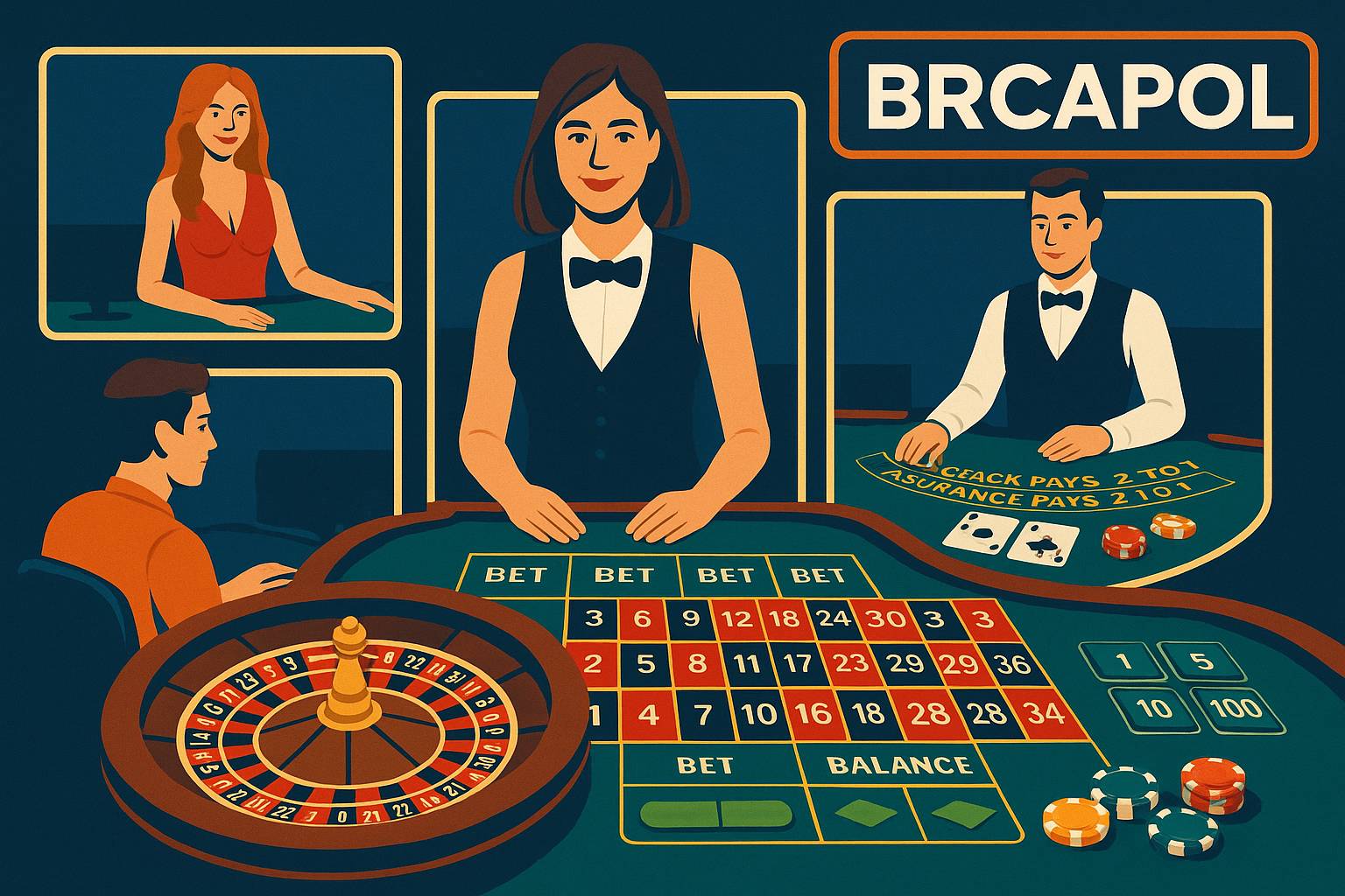 O BRCAPOL Live Casino lança promoções regularmente