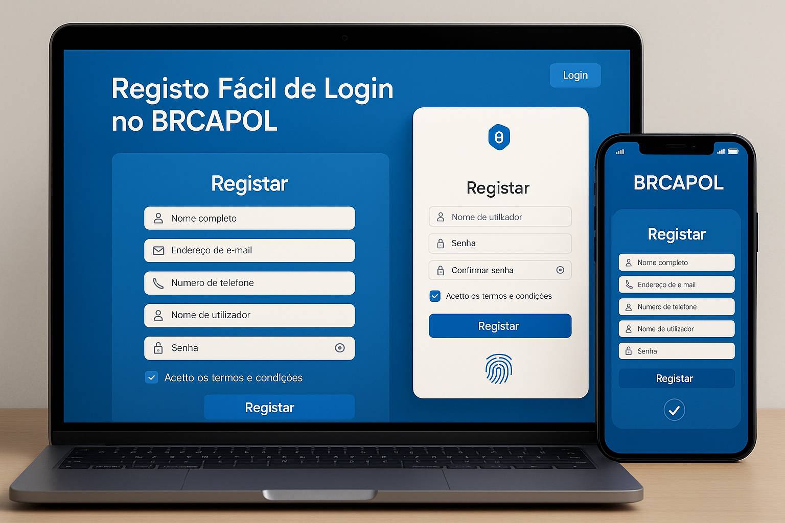 Não Perca tempo, o rRgistro na site BRCAPOL